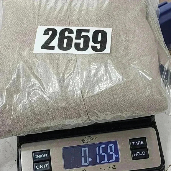 Express wool blend women's career blazer 7/8 Tan - Picture 8 of 8